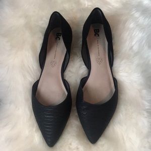 Like New! Super cute black flats